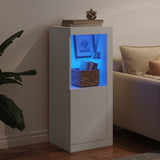 Sideboard with LED Lights White 41x37x100 cm