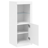 Sideboard with LED Lights White 41x37x100 cm