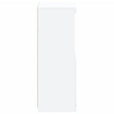 Sideboard with LED Lights White 41x37x100 cm - Low Angle