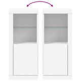 Sideboard with LED Lights White 41x37x100 cm - Extra Image