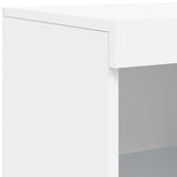 Sideboard with LED Lights White 41x37x100 cm - Extra Image