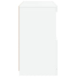 Sideboard with LED Lights White 60x37x67 cm - Low Angle