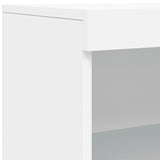 Sideboard with LED Lights White 60.5x37x100 cm - Extra Image