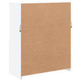 Sideboard with LED Lights White 81x37x100 cm - Extra Image