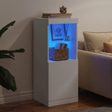 Sideboard with LED Lights White 41x37x100 cm