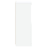 Sideboard with LED Lights White 41x37x100 cm - Low Angle