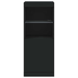 Sideboard with LED Lights Black 41x37x100 cm