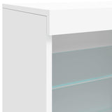 Sideboard with LED Lights White 60.5x37x67 cm - Extra Image