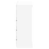 Sideboard with LED Lights White 81x37x100 cm