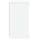 Sideboard with LED Lights White 41x37x67 cm