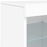 Sideboard with LED Lights White 41x37x67 cm - Extra Image