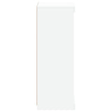 Sideboard with LED Lights White 41x37x100 cm - Close-Up Angle