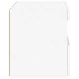 Bedside Cabinets with LED Lights 2 pcs White 50x40x45 cm