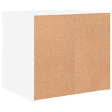 Bedside Cabinets with LED Lights 2 pcs White 50x40x45 cm - Extra Image