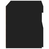 Bedside Cabinets with LED Lights 2 pcs Black 50x40x45 cm - Extra Image