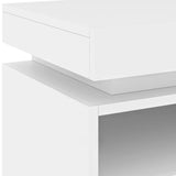 Bedside Cabinets with LED Lights 2 pcs White 40x39x48.5 cm - Extra Image