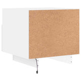 Bedside Cabinets with LED Lights 2 pcs White 40x39x37 cm - Extra Image