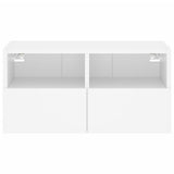 TV Wall Cabinet White 60x30x30 cm Engineered Wood