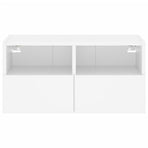 TV Wall Cabinet White 60x30x30 cm Engineered Wood