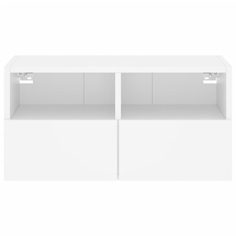 TV Wall Cabinet White 60x30x30 cm Engineered Wood