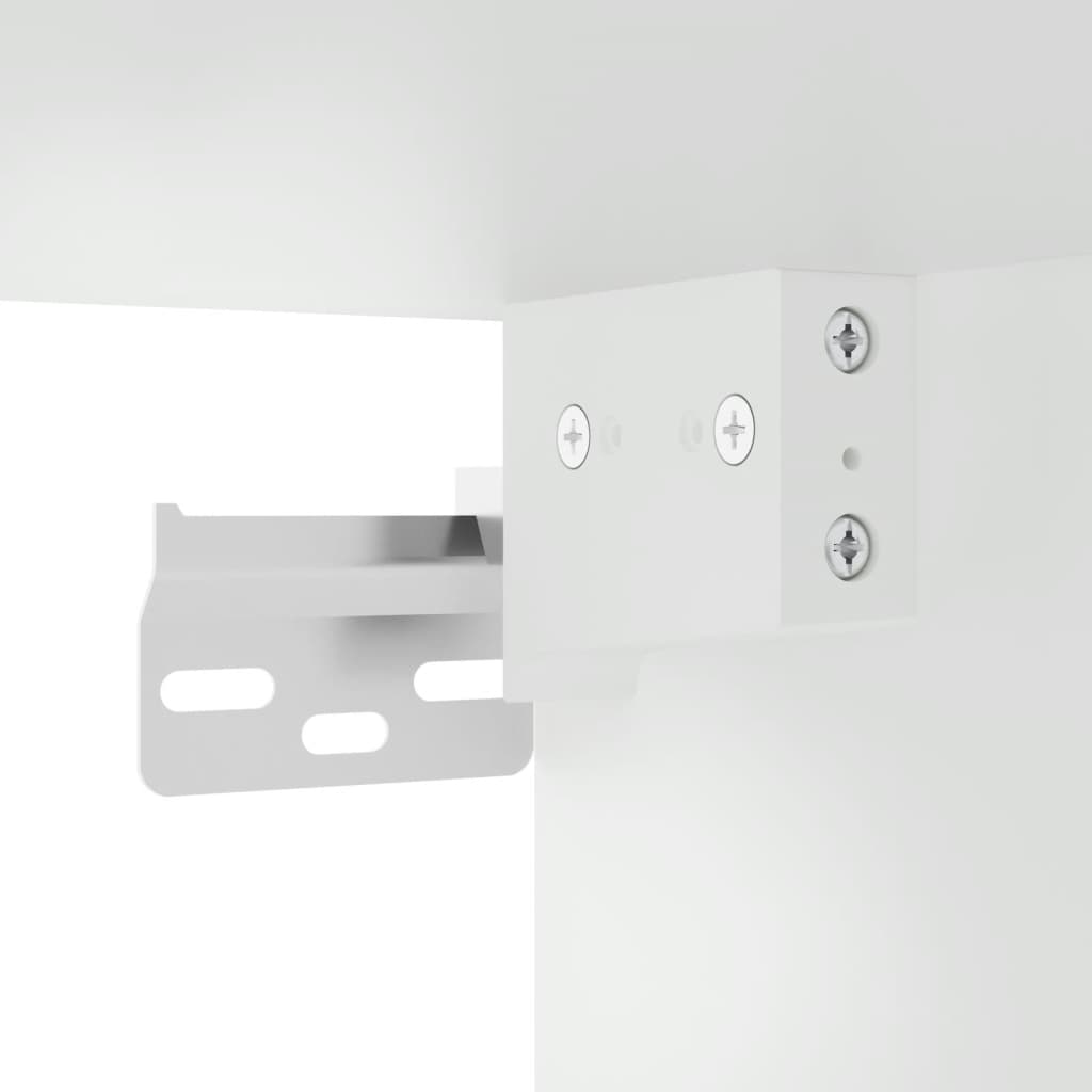TV Wall Cabinets 2 pcs White 60x30x30 cm Engineered Wood