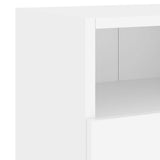 TV Wall Cabinets 2 pcs White 60x30x30 cm Engineered Wood