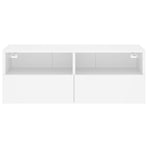 TV Wall Cabinet White 80x30x30 cm Engineered Wood