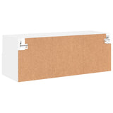 TV Wall Cabinet White 80x30x30 cm Engineered Wood - Extra Image