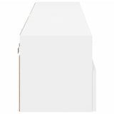 TV Wall Cabinets 2 pcs White 80x30x30 cm Engineered Wood - Extra Image