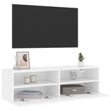 TV Wall Cabinet White 100x30x30 cm Engineered Wood - 45-Degree Angle