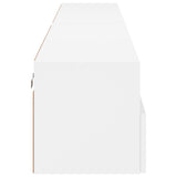 TV Wall Cabinets 2 pcs White 100x30x30 cm Engineered Wood
