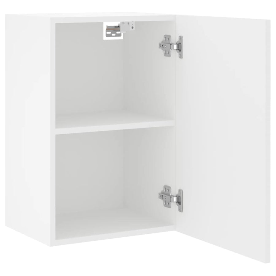TV Wall Cabinets 2 pcs White 40.5x30x60 cm Engineered Wood