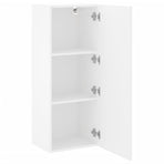 TV Wall Cabinet White 40.5x30x102 cm Engineered Wood