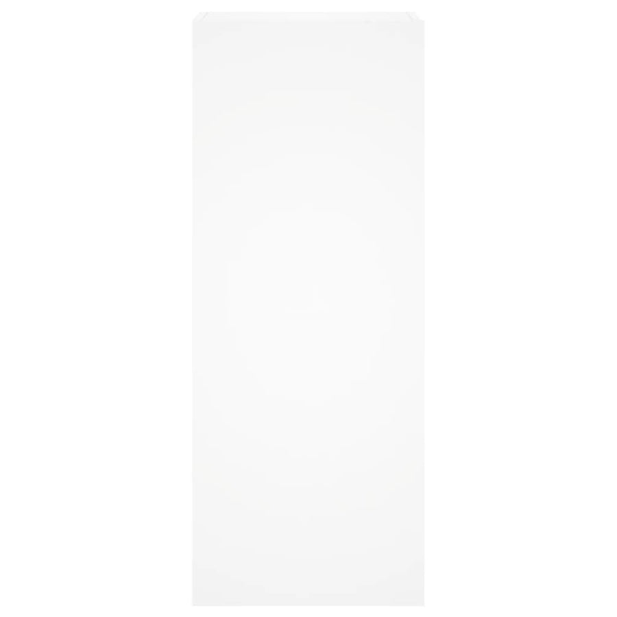 TV Wall Cabinet White 40.5x30x102 cm Engineered Wood