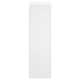 TV Wall Cabinet White 40.5x30x102 cm Engineered Wood - Low Angle