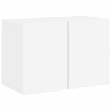 TV Cabinet Wall-mounted White 60x30x41 cm - Front View