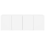 TV Cabinets Wall-mounted 2 pcs White 60x30x41 cm - Close-Up Angle