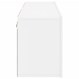 TV Cabinets Wall-mounted 2 pcs White 60x30x41 cm - Low Angle