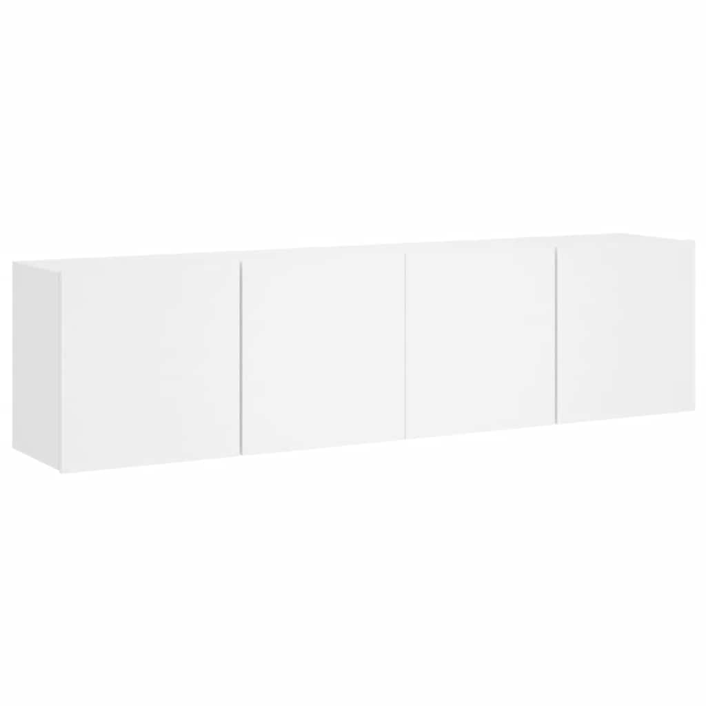 TV Cabinets Wall-mounted 2 pcs White 80x30x41 cm