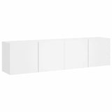 TV Cabinets Wall-mounted 2 pcs White 80x30x41 cm