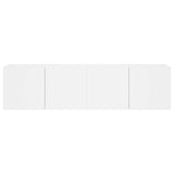 TV Cabinets Wall-mounted 2 pcs White 80x30x41 cm - Close-Up Angle