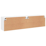 TV Cabinets Wall-mounted 2 pcs White 80x30x41 cm