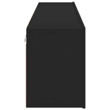 TV Cabinets Wall-mounted 2 pcs Black 80x30x41 cm - Low Angle