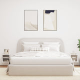 TV Wall Cabinets with LED Lights 2 pcs White 30x28.5x30 cm - Top-Down View