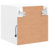 TV Wall Cabinets with LED Lights 2 pcs White 30x28.5x30 cm - Extra Image