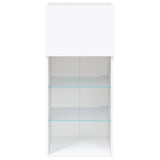 TV Cabinets with LED Lights 2 pcs White 40.5x30x90 cm - Extra Image
