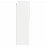 TV Cabinet with LED Lights White 40.5x30x102 cm