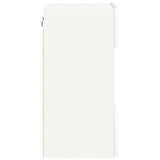 Wall Cabinets with LED Lights for TV 2 pcs White 40x30x60.5 cm - Extra Image