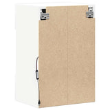 Wall Cabinets with LED Lights for TV 2 pcs White 40x30x60.5 cm - Extra Image