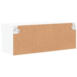 TV Cabinet with LED Lights White 80x30x30 cm